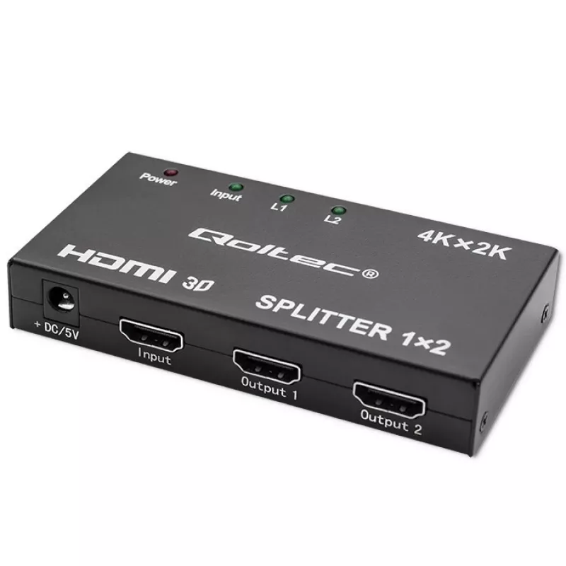 Splitter HDMI attivo 2 x HDMI 4Kx2K, 3,4 Gbit/s