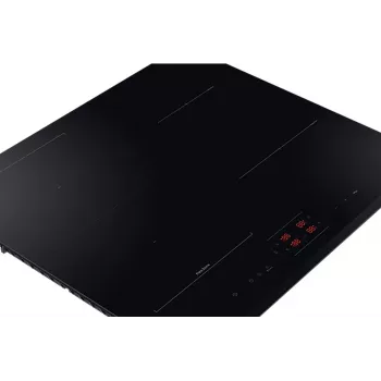 Piano cottura da incasso Samsung NZ64B5045GK/U2, induzione, 4 zone di cottura, Flex Zone, SmartThings Cooking, Auto Connectivity, 60 cm, nero