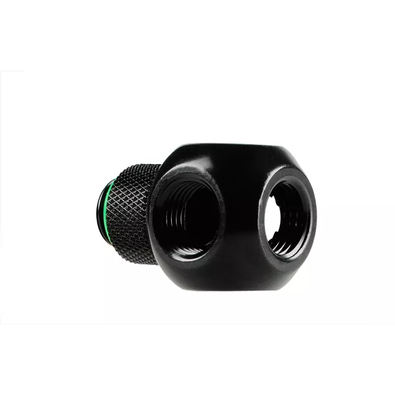 Raccordo rapido in metallo BitsPower BP-MBQR-C per raffreddamento a liquido per computer, ottone, nero