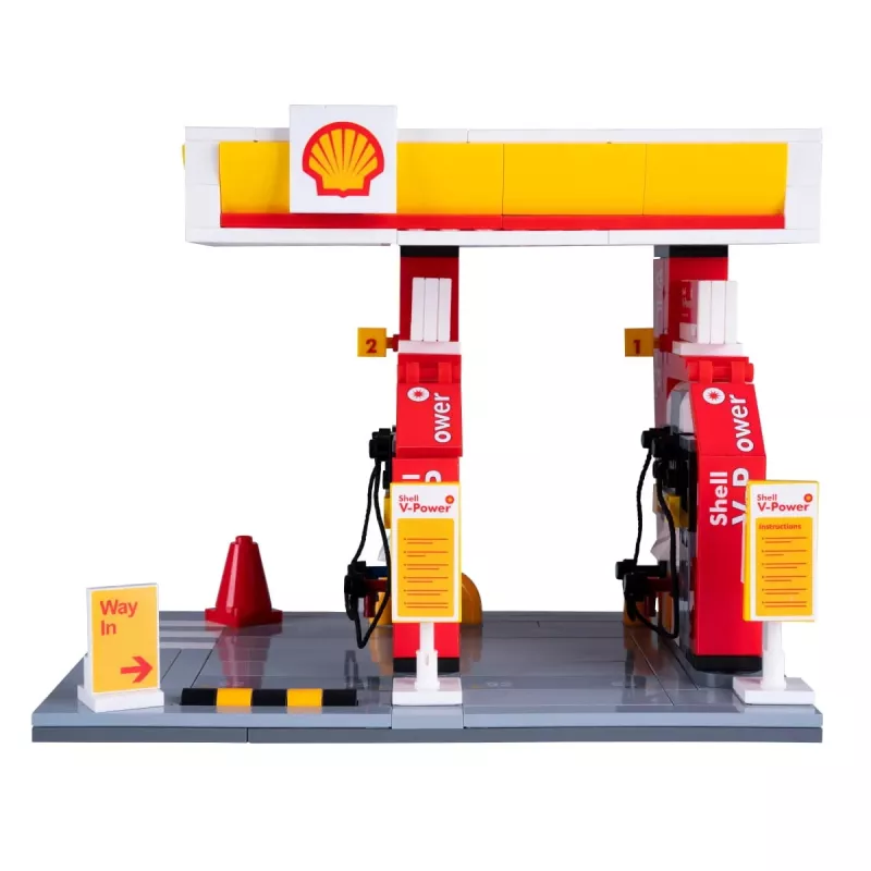 Modello stazione di servizio Jamara CaDA Shell 402858 con design dettagliato