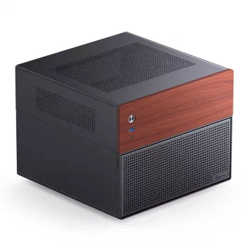 Jonsbo N4 Case Microtower Nero Acciaio robusto Case PC compatto