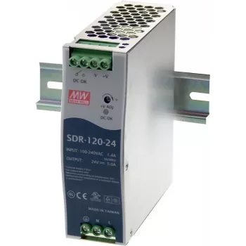 Alimentatore MEAN WELL SDR-120-12 120W Metallico