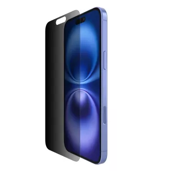 Protezione schermo privacy Belkin OVA168HQ per iPhone 16 Plus antibatterica antishock