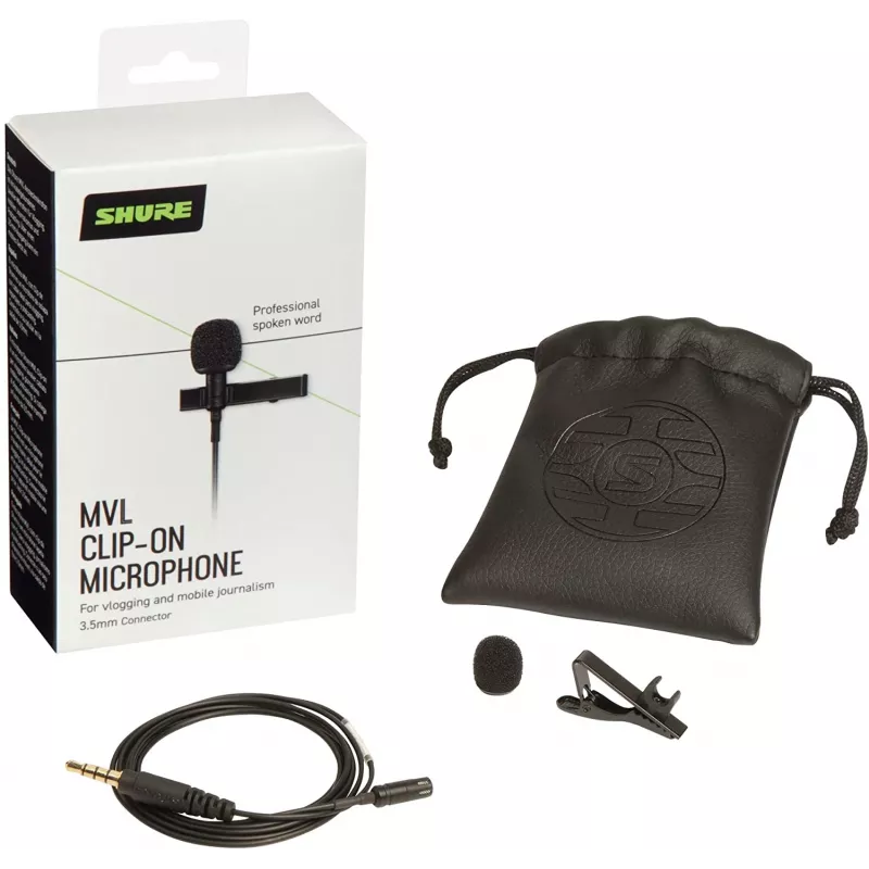 Microfono lavalier Shure MVL per smartphone o tablet | Shure