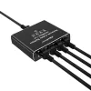 Mini switch Ethernet QOLTEC 52293 1x4 RJ45, splitter di rete unmanaged 1-in 4-out