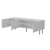 Mobile TV Cama LUCCA 3D 165×40×59 cm, bianco, piano superiore in truciolare