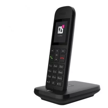 Telekom Sinus 12 telefono analogico con identificazione del chiamante nero