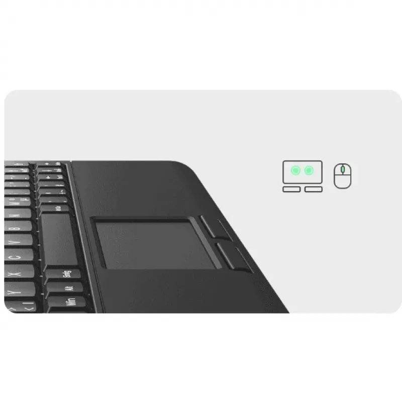 Tastiera KeySonic KSK-3210ELU (DE) home USB QWERTZ tedesco nero
