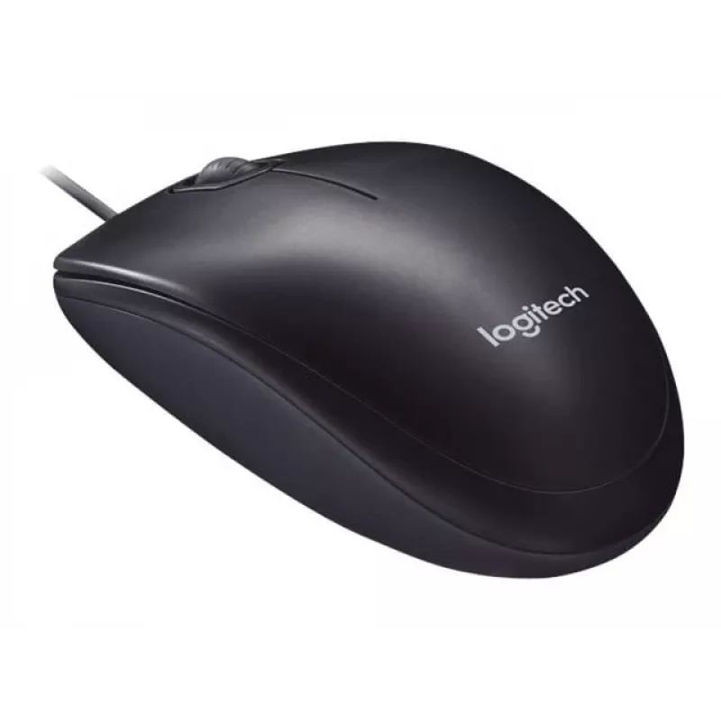 Logitech M90 mouse da ufficio ottico con filo — 1000 DPI, ambidestro, USB Type-A, nero