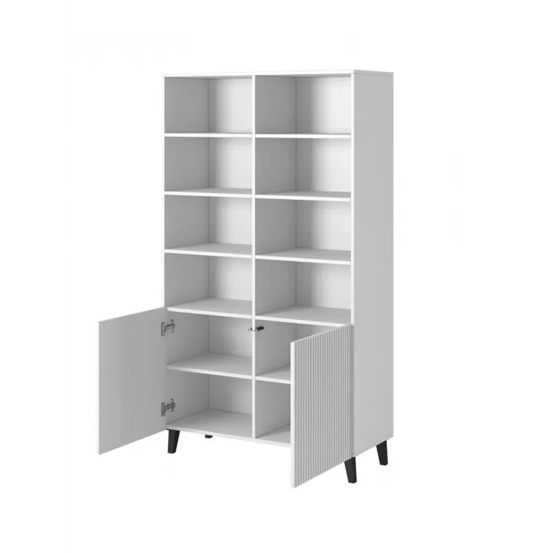 Scaffale PAFOS 100x40x176,5 cm bianco opaco