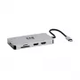 Dock USB-C Eaton Tripp Lite, doppio display - 4K 60 Hz HDMI, USB 3.2 Gen 1, hub USB-A, GbE, scheda di memoria, funzione di ricarica PD 100W, grigio - docking station - USB-C - 2 x HDMI - 1GbE (U442-DOCK