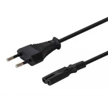 Cavo di alimentazione SAVIO CL-97 — 1,2 m, spina tipo E a IEC C7, nero