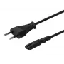 Cavo di alimentazione SAVIO CL-97 — 1,2 m, spina tipo E a IEC C7, nero