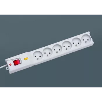 Protezione da sovratensione lestar LX 610 1L 3,0 m grigio — ciabatta lestar con 1 presa, cavo 3,0 m