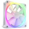 Ventola per case NZXT F120 RGB 120 mm bianco, 4 pin, 1800 U/min, 50,18 CFM, 18 LED