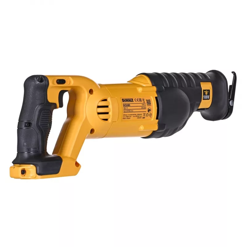 DeWALT DCS380N sega a sciabola 2,86 cm nero, giallo