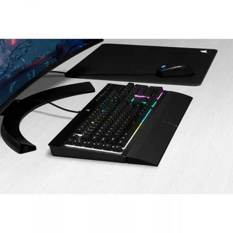 Corsair K55 RGB PRO tastiera gaming USB QWERTZ tedesco nero