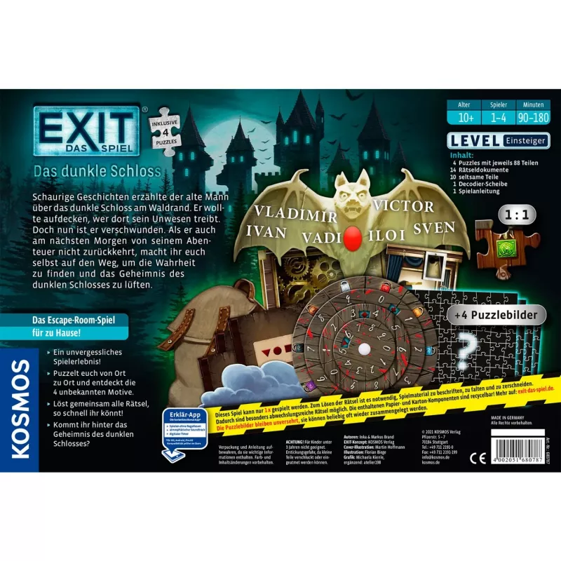 Kosmos 68078 Gioco da tavolo Puzzle
