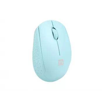 Mouse wireless ambidestro NATEC STORK – Bluetooth + USB Type-A, 1600 DPI, 3 tasti, azzurro