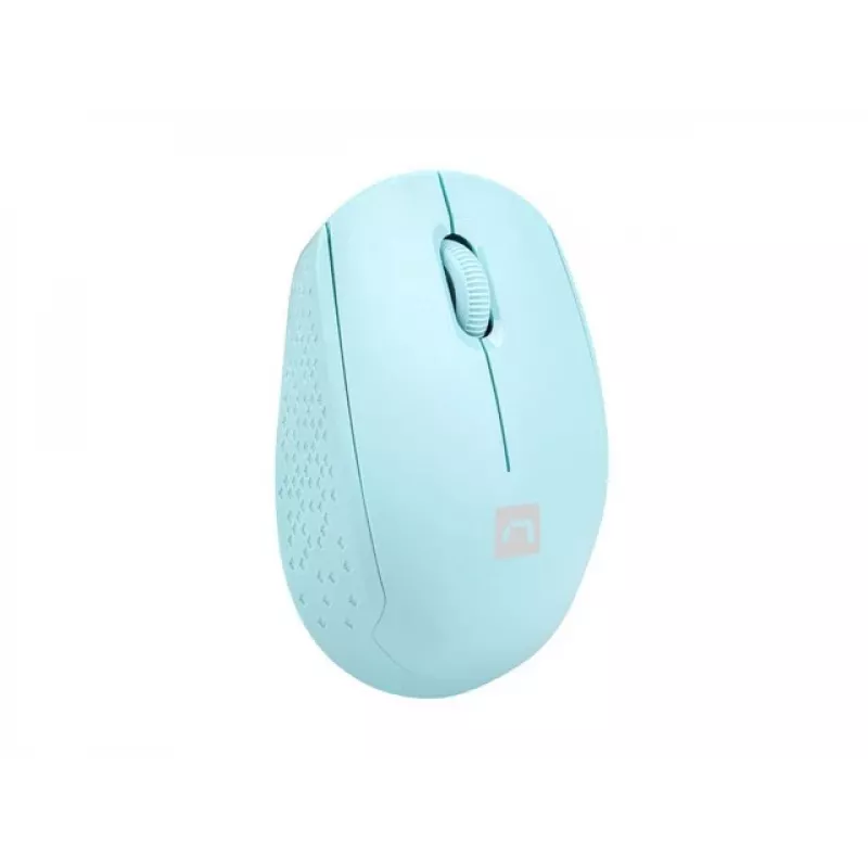Natec Stork NMY-2001 mouse ottico wireless, 1600 DPI, ricevitore USB, blu