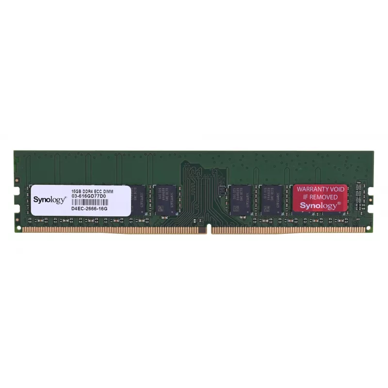 Synology - DDR4 - modulo - 16 GB - DIMM 288-PIN - 2666 MHz / PC4-21300 1.2 V unbuffered ECC