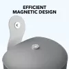 Custodia per Cuffie Anker Soundcore Space One Pro con Bottoni Magnetici in Metallo, grigio