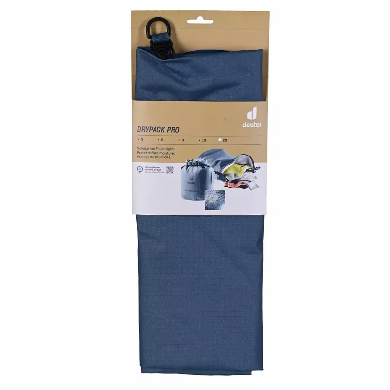 Sacca impermeabile DEUTER Drypack Pro 20 – capacità 20 L, chiusura a rollio, cuciture saldate