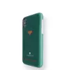 Custodia per cellulare VixFox per Samsung S9 — porta carte, verde bosco