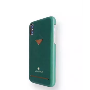 Custodia per cellulare VixFox per Samsung S9 — porta carte, verde bosco