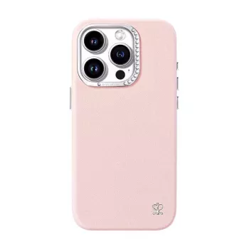 Custodia protettiva Joyroom PN-14F2 per iPhone 14 Pro – rosa, protezione sottile per retro e bordi