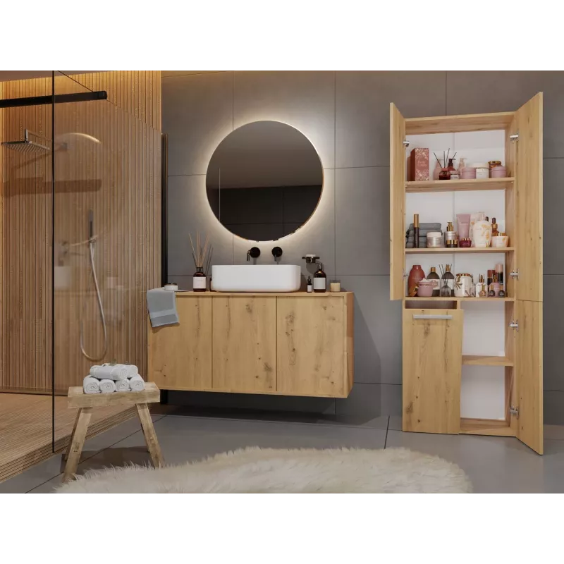 Mobile bagno Topeshop NEL 1K DD ART KPL rovere