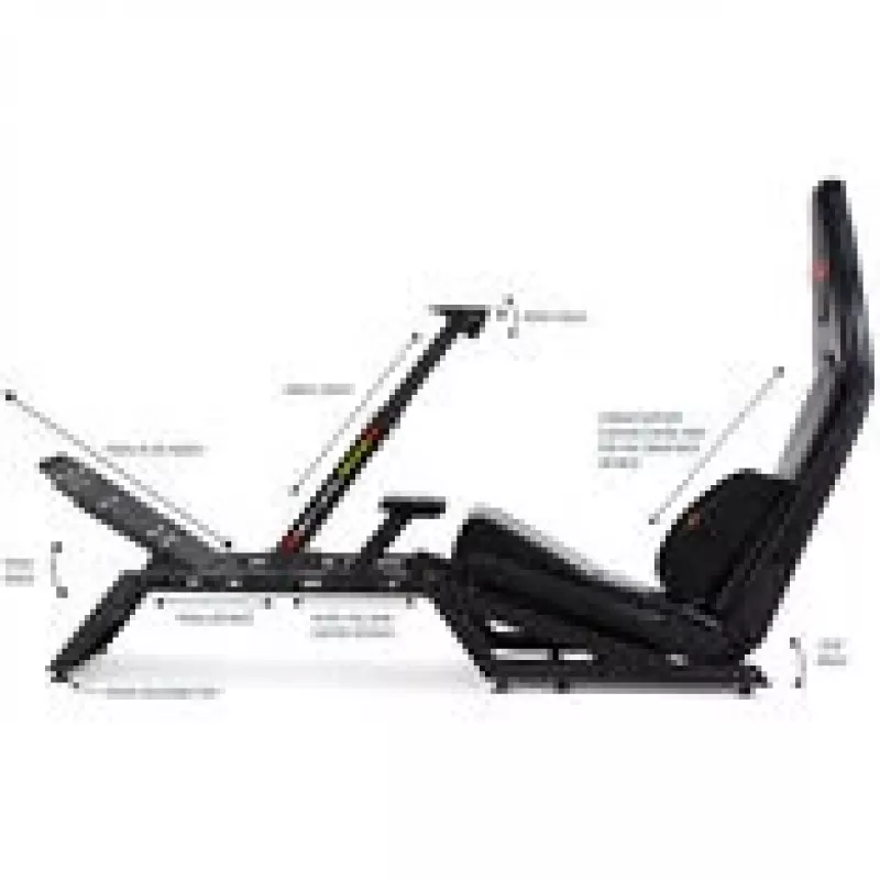 Next Level Racing F-GT Formula > Simulator Cockpit + Tappetino da gaming per pavimento