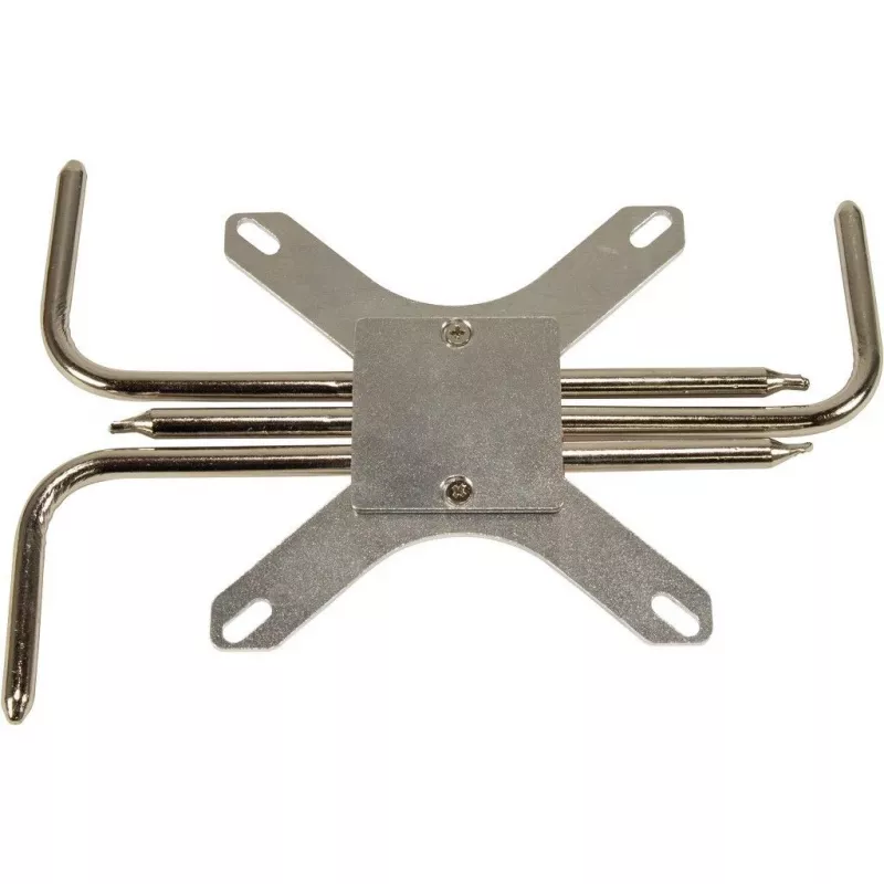 Dissipatore Inter-Tech IP-3, rame, argento, 165x100x12 mm