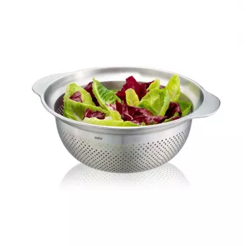 Colino da cucina GEFU PREMIO G-28132, 27 cm colino in acciaio inox con maglia, con manico