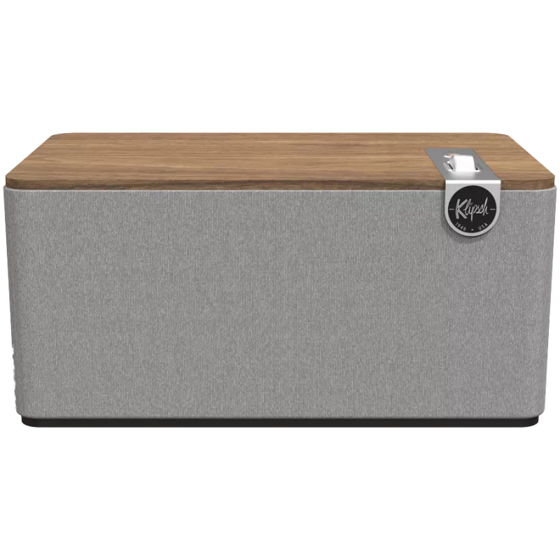 Klipsch the Three Plus sistema di altoparlanti Bluetooth Premium noce USB RCA...