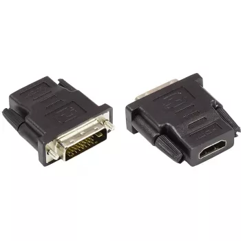Adattatore GoodConnections HDMI > DVI-D 24+1 (BU-ST) nero (HDMI-DVI)