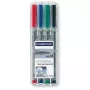 Marker Staedtler 315 WP4 nero blu verde rosso