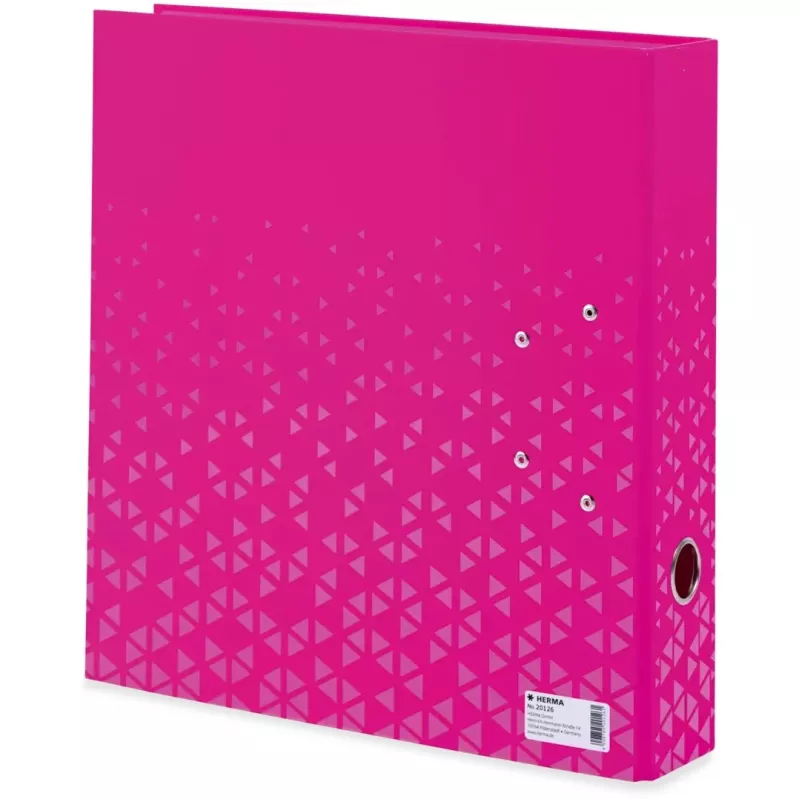 Raccoglitore ad anelli HERMA Color A4 rosa anello a D cartone 1 pezzo