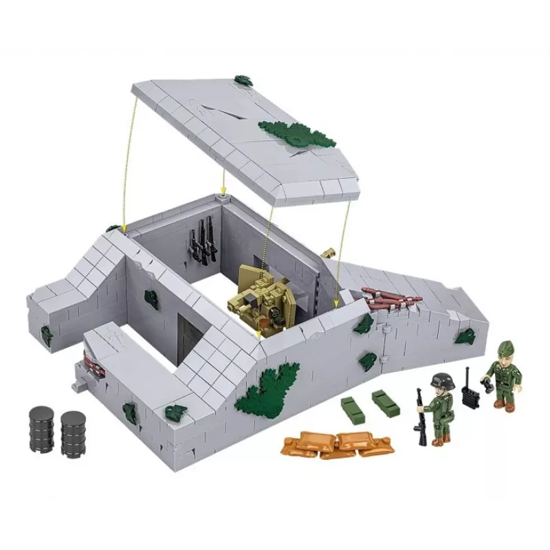 Set da costruzione Cobi Deutscher Bunker Regelbau 667/642 Modello COBI-3136 – set di mattoncini dettagliato