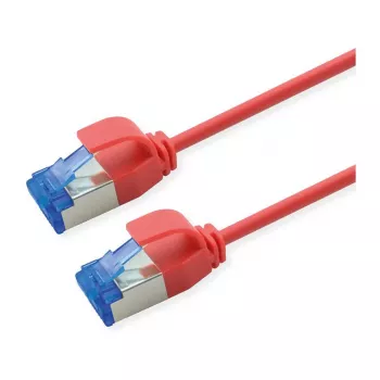 ROLINE Patch cable Cat.6A (Classe EA) S/FTP (PiMF), LSOH, PoE, rosso, 3 m