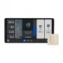 Dual Control Panel Shelly Wall Display X2 WiFi/BLU (argento) + BLU H&T