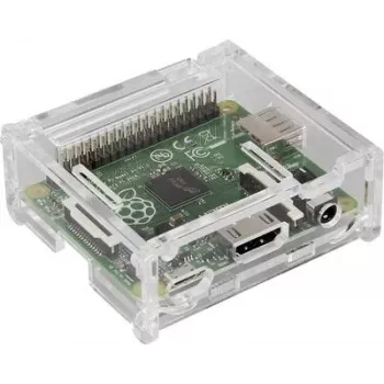 Custodia Joy-IT per Raspberry Pi A+ trasparente RB-Casea+01 — custodia protettiva, plastica trasparente