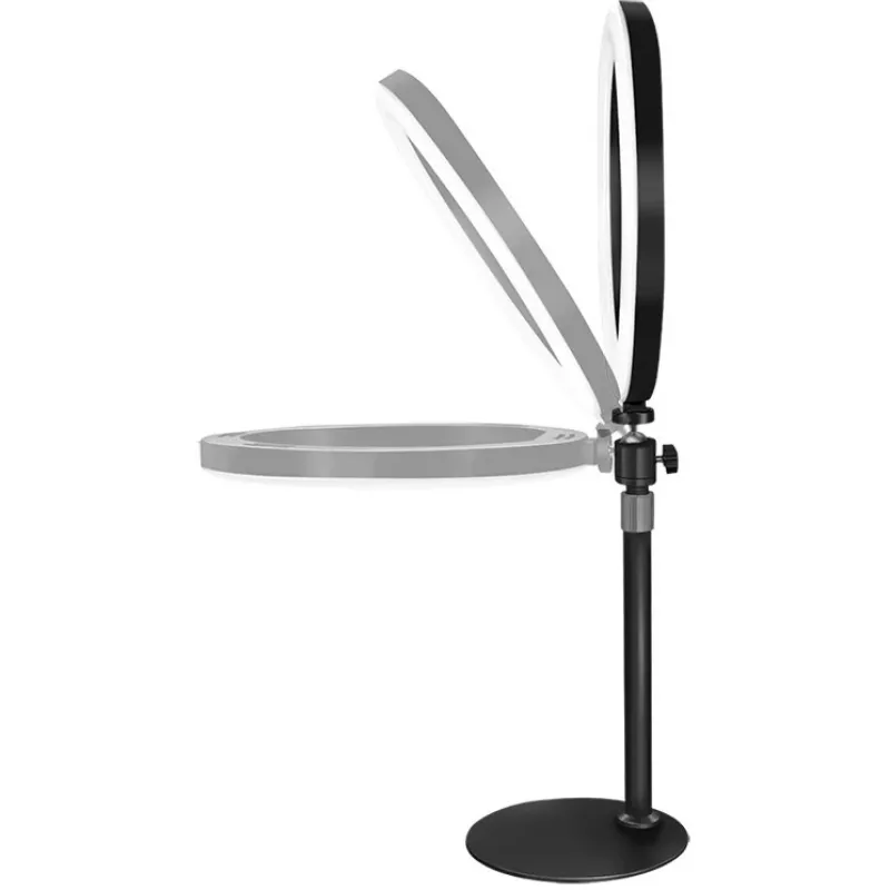 LogiLink stativo con ring light per smartphone con telecomando per smartphone da 10,16 cm - 17,78 cm (4 - 17,80cm (7)), - 1 pezzo (AA0152)