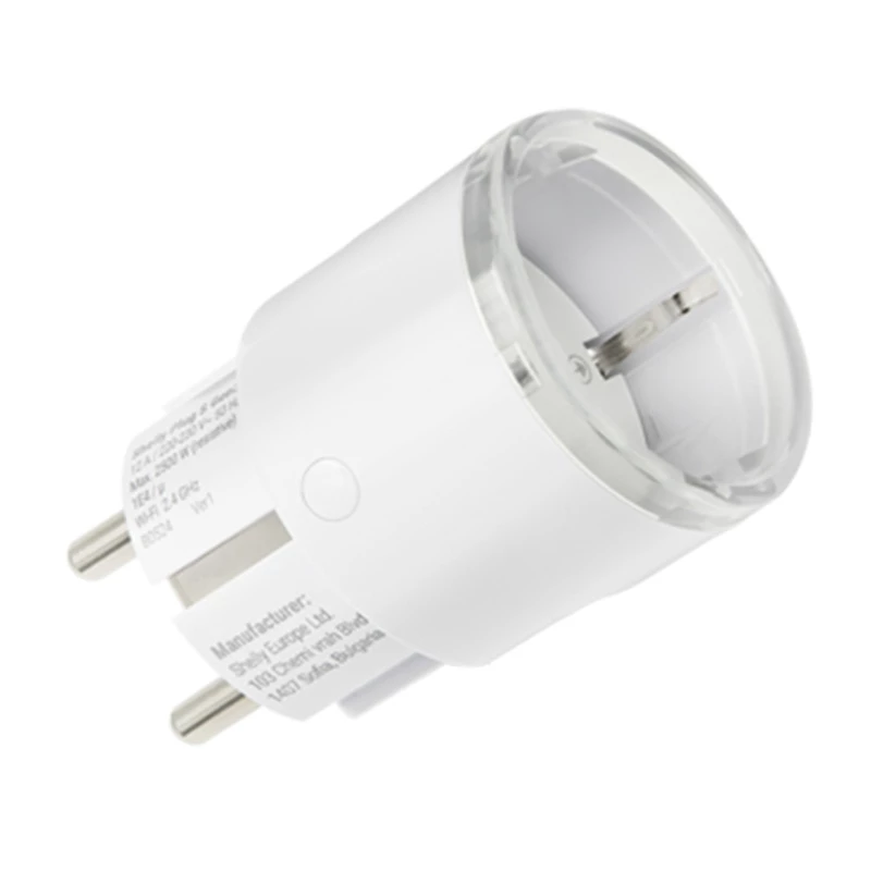 Set prese intelligenti Shelly Plug S MTR Gen3 — 5 pezzi, 12A, bianco