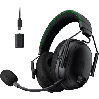 BlackShark V3 Pro per Xbox, cuffie da gaming nere, ANC, dongle 2,4 GHz, Bluetooth, USB, jack 3,5 mm