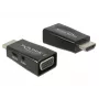 Adattatore DeLOCK 65901 HDMI A su VGA & 3,5 mm audio nero