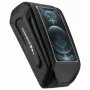 Borsa da telaio per bici Rockbros modello con capacità 1,7 l, scomparto per telefono, nero
