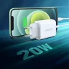 Ugreen alimentatore USB Power Delivery 3.0 Quick Charge 4.0+ 20W 3A (bianco)