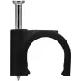 Goobay clip per cavi 12 mm, nero (64684)