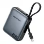 Vention FHEH0 power bank 10000 mAh 35 W con cavo USB-C, grigio